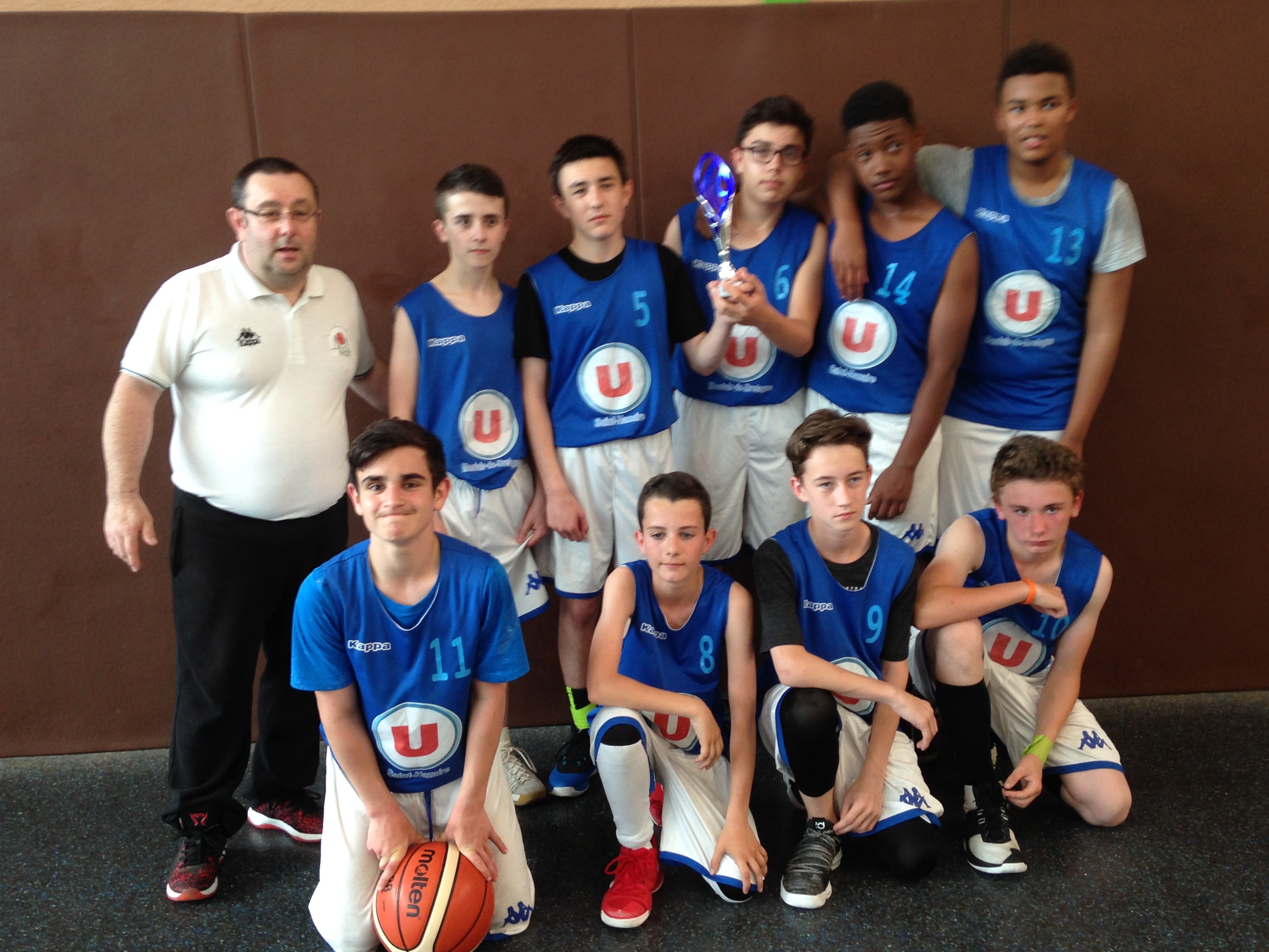 Minimes second du tournoi de Saint-Molf