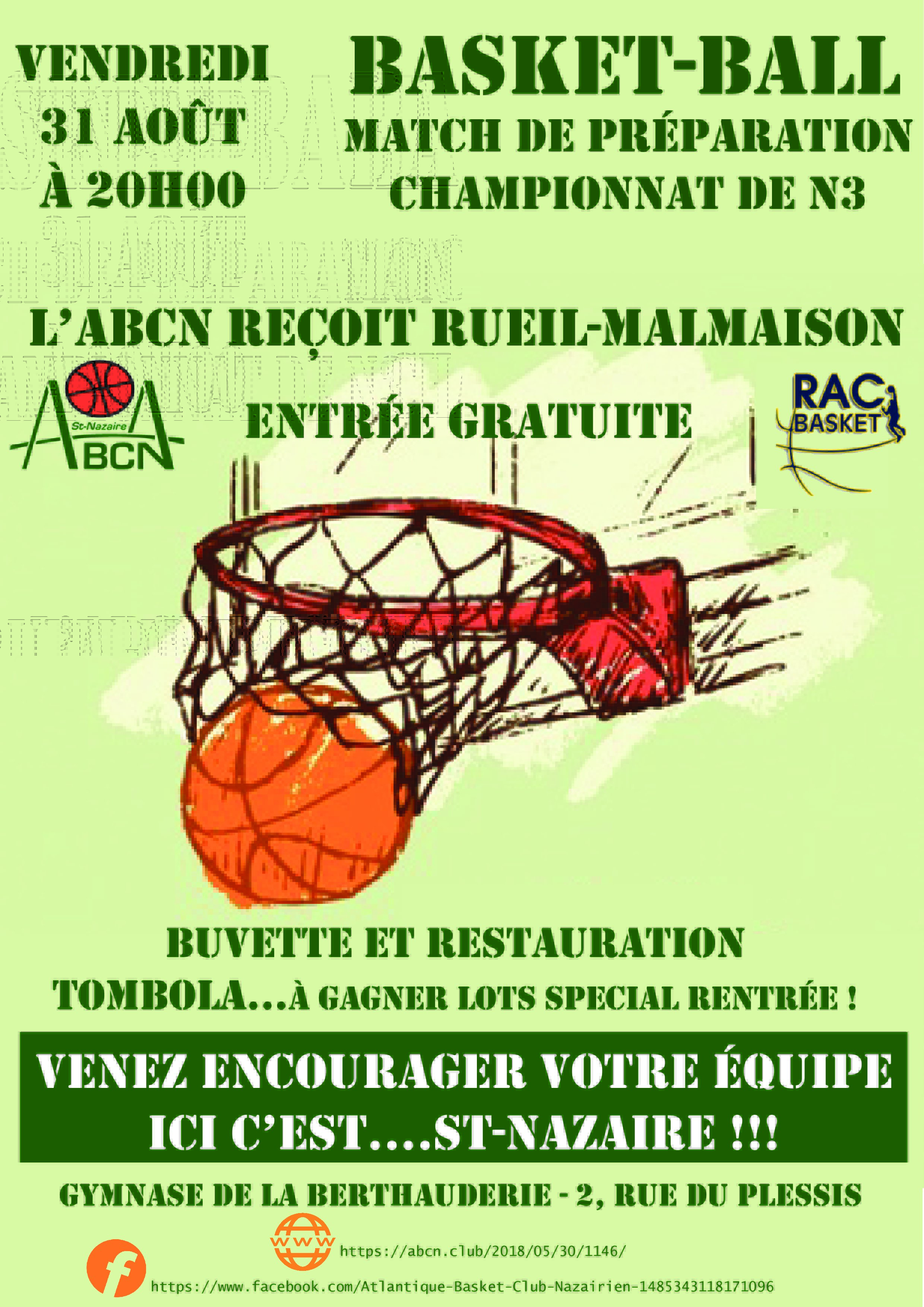 AFFICHE MATCH RUEIL