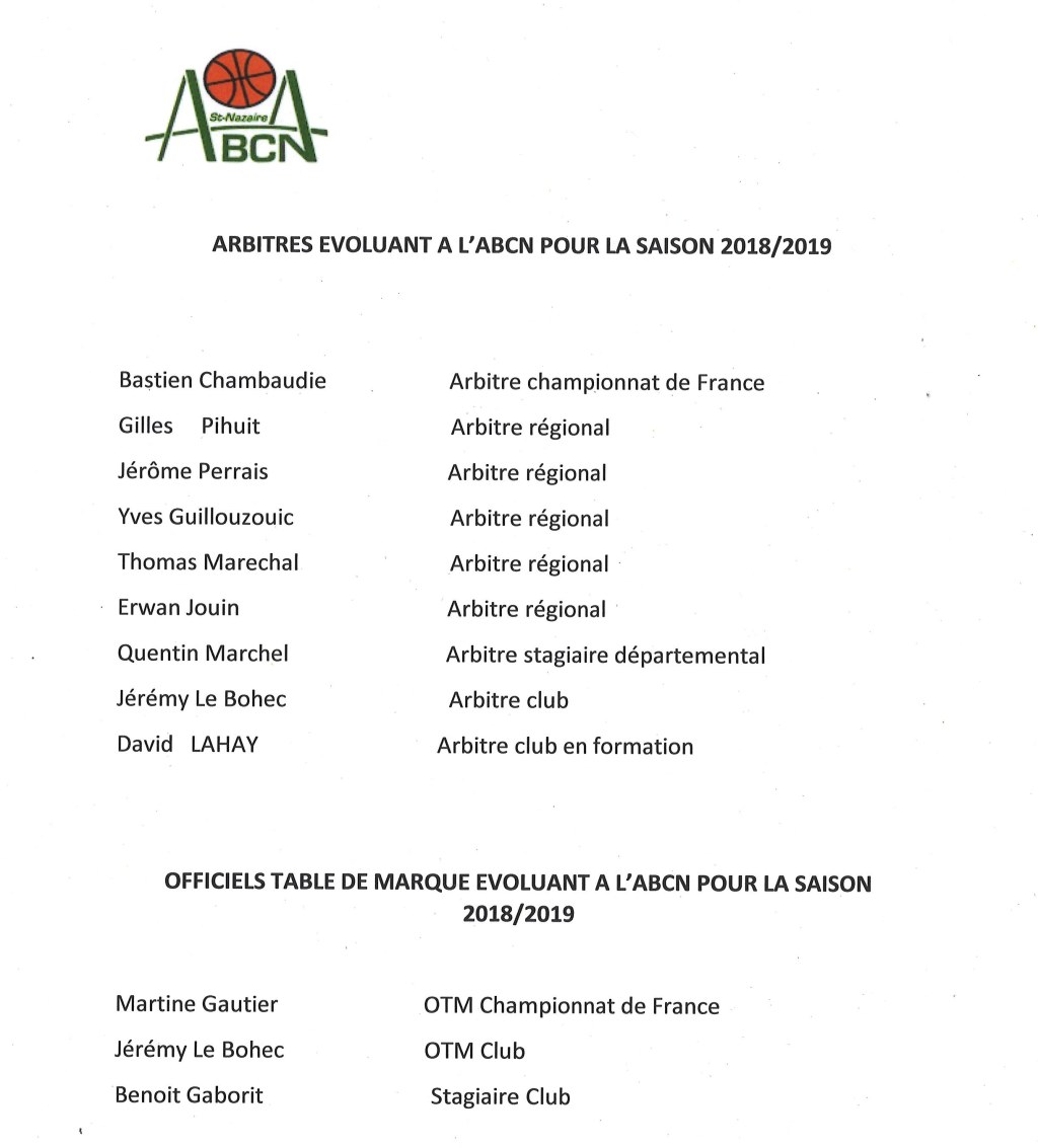 La section arbitrage de l’ABCN